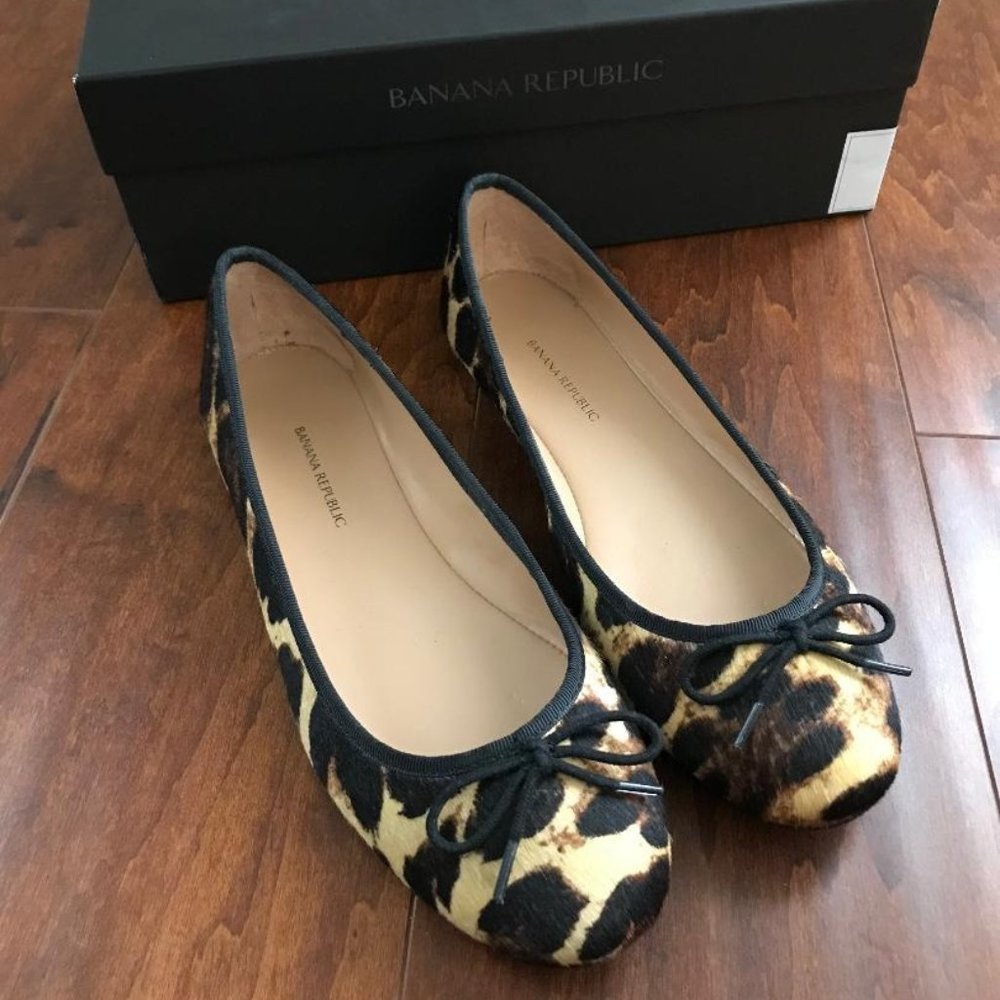 Banana Republic "Robin" Leopard Ballet Flats - 7